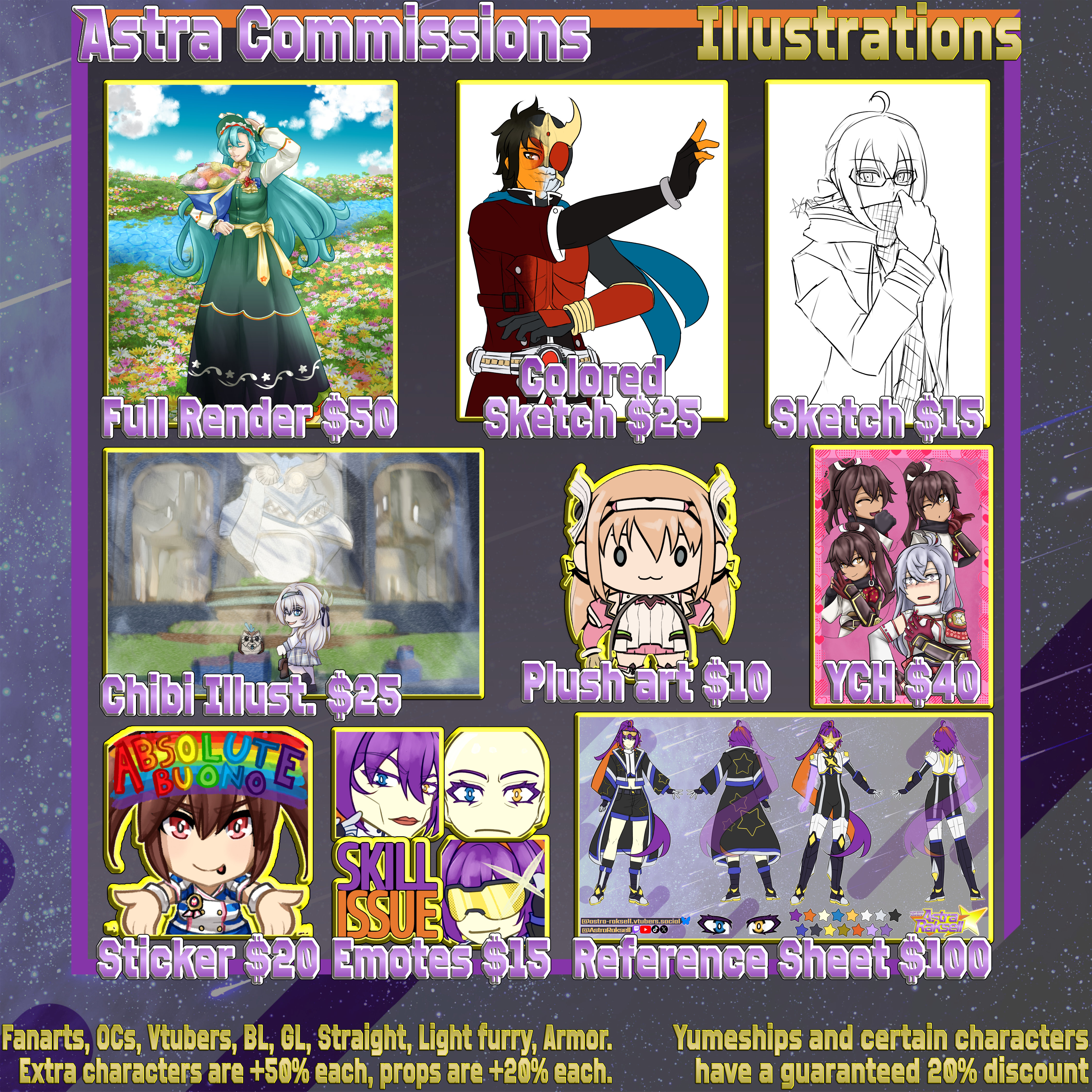 Commission Prices